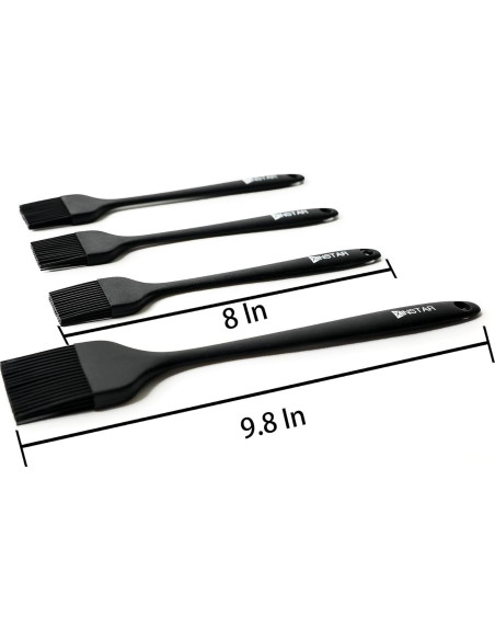 Set de 4 Brochas de Silicona para Repostería XINSTAR - Resistente al Calor