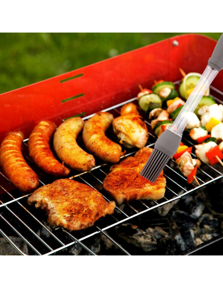 Set de 3 Brochas de Silicona para Aceite BOXOB 23x2.5cm Set de 3 Brochas de Silicona para Aceite BOXOB 23x2.5cm