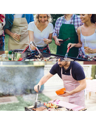 Set de 3 Brochas de Silicona para Aceite BOXOB 23x2.5cm
