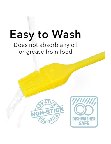 Set de 4 Brochas de Silicona Arora Resistentes al Calor