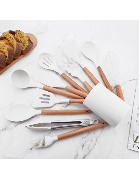 Brocha de Silicona BRIIEC con Mango de Madera 27.94 cm Brocha de Silicona BRIIEC con Mango de Madera 27.94 cm