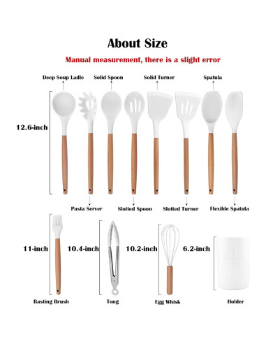 Brocha de Silicona BRIIEC con Mango de Madera 27.94 cm