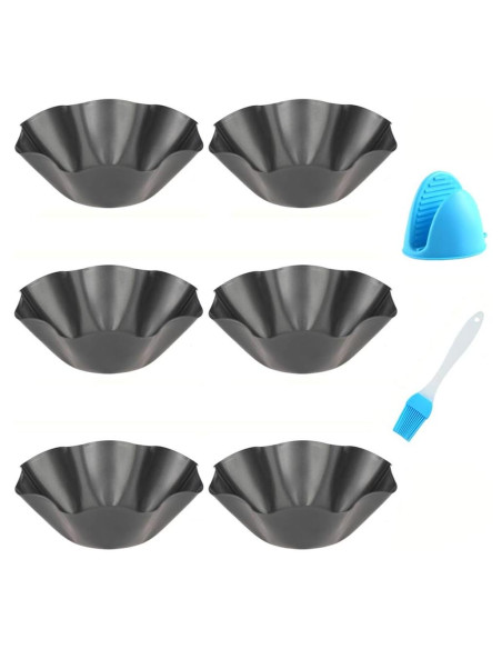 Juego de 6 Sartenes para Tortilla Abgream - Acero Antiadherente