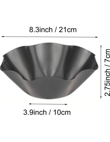 Juego de 6 Sartenes para Tortilla Abgream - Acero Antiadherente