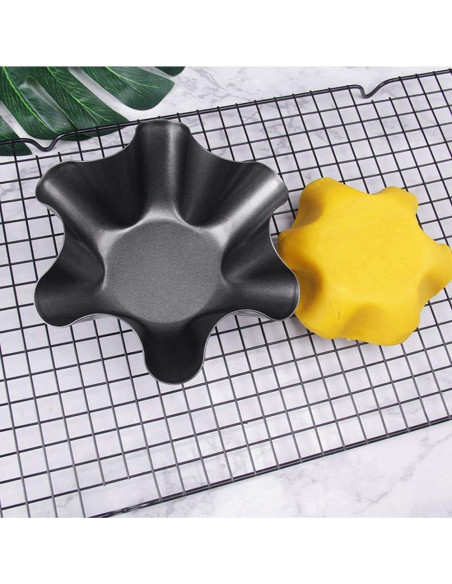 Juego de 6 Sartenes para Tortilla Abgream - Acero Antiadherente