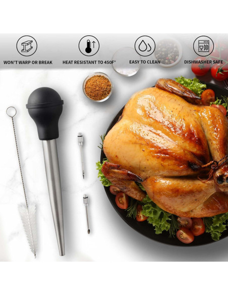 Jeringa para Pavo Zulay Kitchen Acero Inoxidable 162 ml