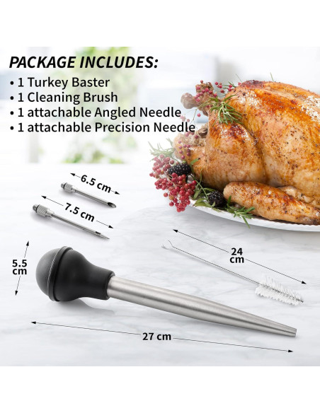 Jeringa para Pavo Zulay Kitchen Acero Inoxidable 162 ml