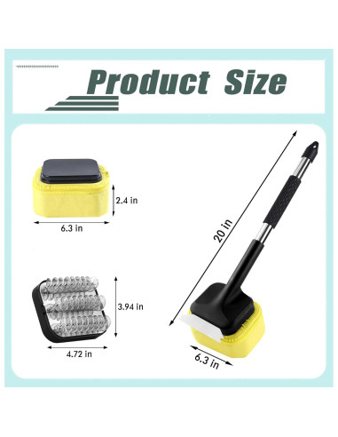 Juego de Cepillos de Limpieza para Parrilla Ouditon 36.83 cm
