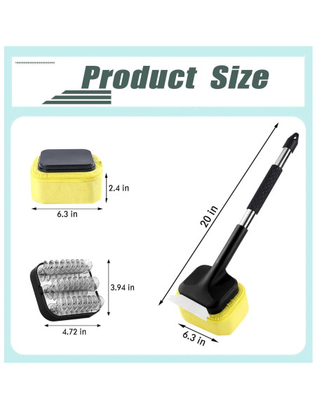 Juego de Cepillos de Limpieza para Parrilla Ouditon 36.83 cm