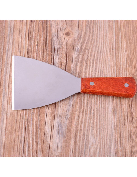 2 Espátulas Raspadoras de Parrilla Acronde Acero Inoxidable