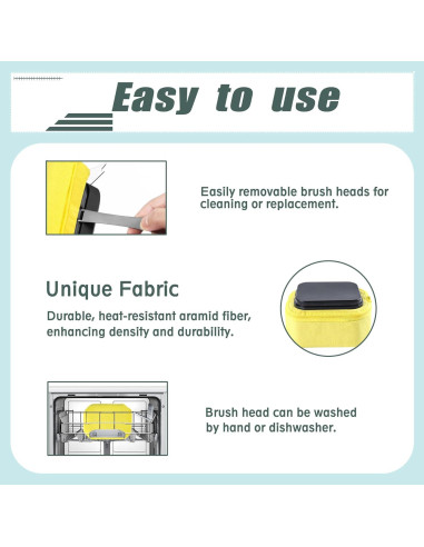 Juego de Cepillos de Limpieza para Parrilla Ouditon 36.83 cm