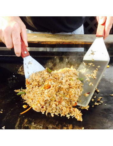 2 Espátulas Raspadoras de Parrilla Acronde Acero Inoxidable