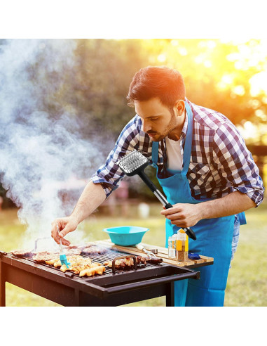 Juego de Cepillos de Limpieza para Parrilla Ouditon 36.83 cm