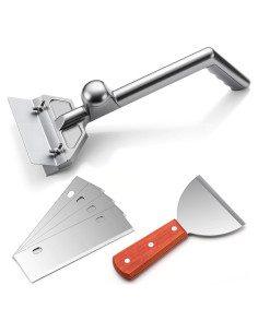 Raspador de Plancha Lasnten con 4 Cuchillas de Aluminio 1.32kg