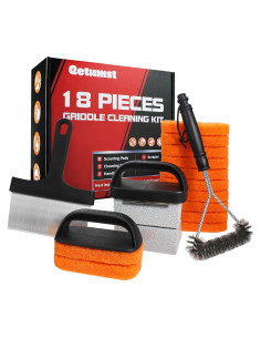 Kit de Limpieza de Plancha Qetumst 18 Piezas para Parrilla