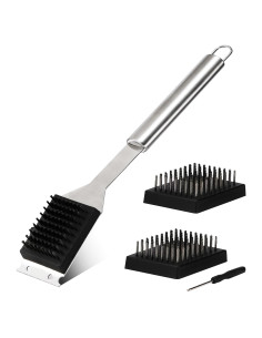 Cepillo y Raspador para Parrilla Zxmissu 41.91 cm Acero Inoxidable