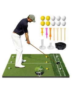 Alfombra de Golf WOVUO 5x4 ft con Tees y Accesorios