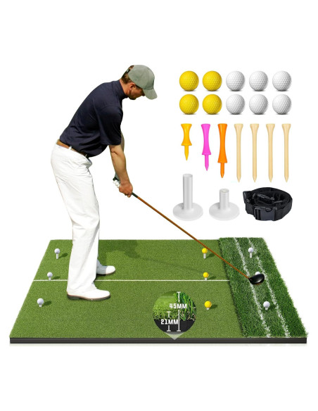 Alfombra de Golf WOVUO 5x4 ft con Tees y Accesorios