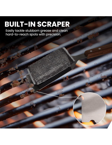 Cepillo para Parrilla DHAMPOOH Joona con Cabezal Reemplazable