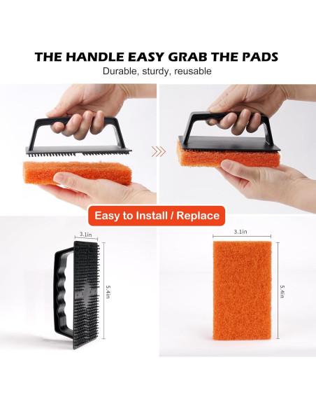 Kit de Limpieza de Plancha Hhome 16 Piezas con Almohadillas