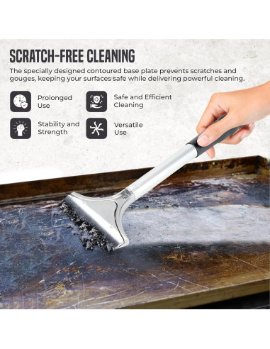 Raspador de Parrilla OCS Parts 30.48 cm con 5 Cuchillas