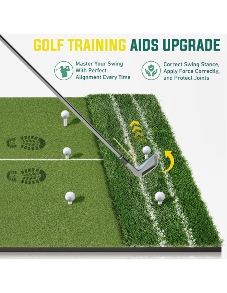 Alfombra de Golf WOVUO 5x4 ft con Tees y Accesorios