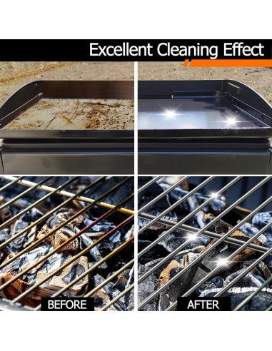 Kit de Limpieza de Parrilla CCTVRTV - 5 Ladrillos y Mango