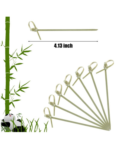 Palillos de Bambú Nuogo 1000 Pcs 10.5 cm para Cócteles