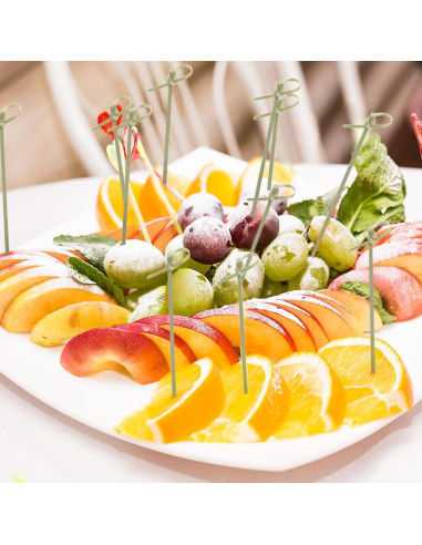 Palillos de Bambú Nuogo 1000 Pcs 10.5 cm para Cócteles