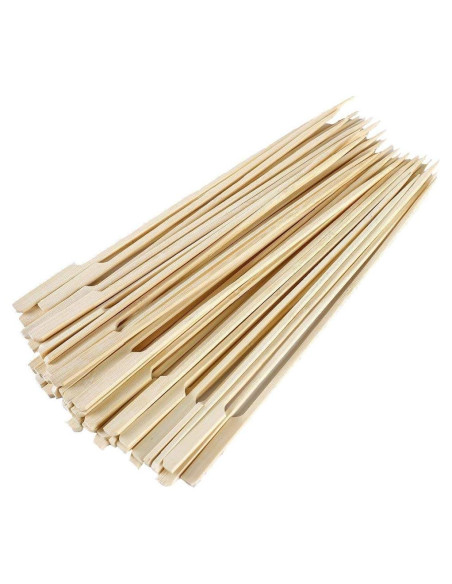 Pinchos de Bambú Ecológicos Gmark 20.32 cm 100 pcs para BBQ