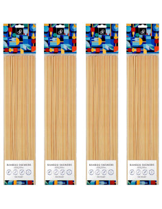 Palitos de Bambú DecorRack 12" - 400 Unidades para BBQ 2