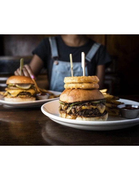 Pinchos de Bambú Ecológicos Gmark 20.32 cm 100 pcs para BBQ