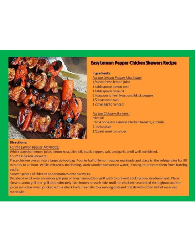 Pinchos de Bambú Ecológicos Gmark 20.32 cm 100 pcs para BBQ