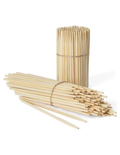 Pinchos de Bambú Natural 15 cm Judia YLL - 100 Piezas