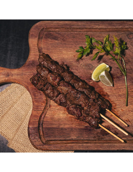 Pinchos de Bambú Natural DESIOLE 25.4cm 100Pcs para BBQ y Aperitivos