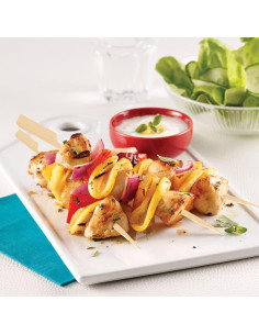 300 Pinchos de Bambú 12 cm para Aperitivos y BBQ iRFKCIOW 2