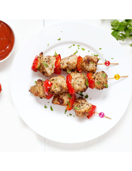 Palillos de Cóctel de Bambú Ecológicos - 100 Unidades