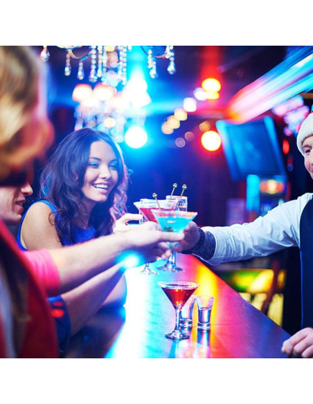 15 Palillos de Cóctel Reutilizables FATLODA Acero Inoxidable 10.9 cm