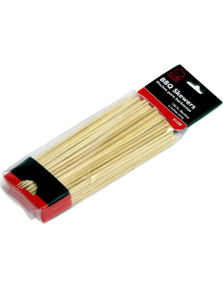 Pinchos de Barbacoa de Bambú Chef Craft 15 cm - 100 Piezas