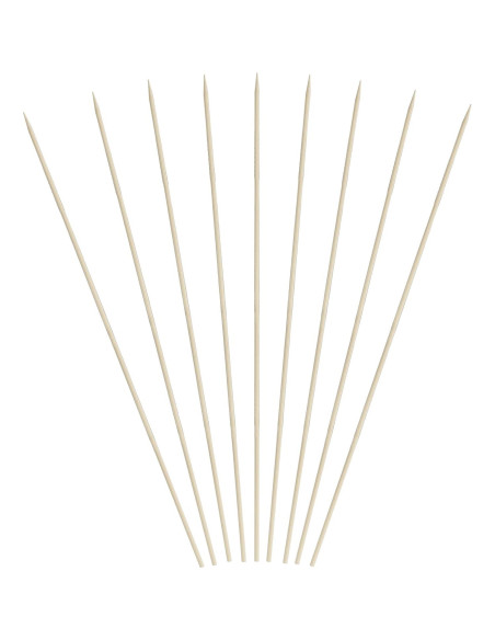 Pinchos de Bambú Natural KingSeal 30 cm - 400 Unidades