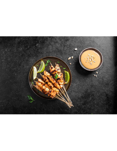 Pinchos de Bambú Natural KingSeal 30 cm - 400 Unidades