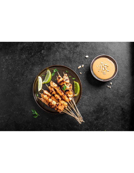 Pinchos de Bambú Natural KingSeal 30 cm - 400 Unidades