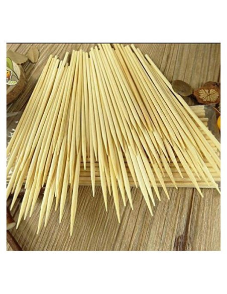 Pinchos de Bambú KabobSkewers 20 cm Paquete 500 Grado Comercial