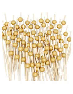 Palillos de Cóctel de Bambú EuTengHao 300 Pcs 11.94 cm Elegantes