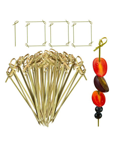 1000 Palillos de Bambú para Cócteles 11.94 cm Potchen