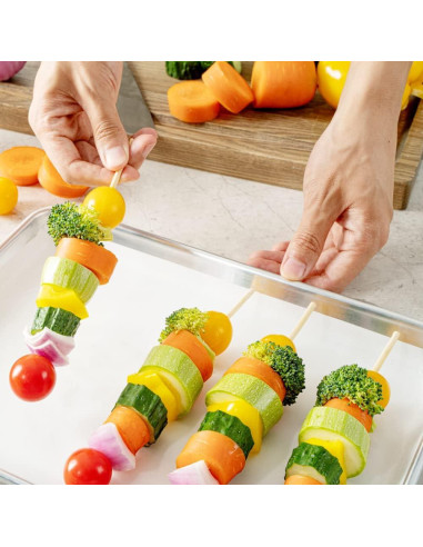 Palitos de Asar de Bambú Restaurantware 20.32 cm 100 Unidades