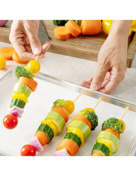 Palitos de Asar de Bambú Restaurantware 20.32 cm 100 Unidades