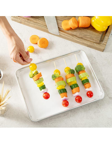 Palitos de Asar de Bambú Restaurantware 20.32 cm 100 Unidades