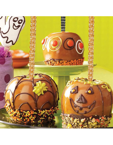 32 Palitos de Caramelo Brillantes MGWOTH de Bambú Naranja