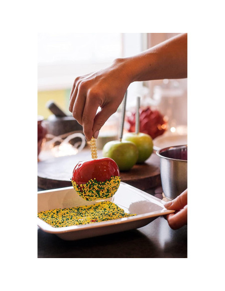 32 Palitos de Caramelo Brillantes MGWOTH de Bambú Naranja